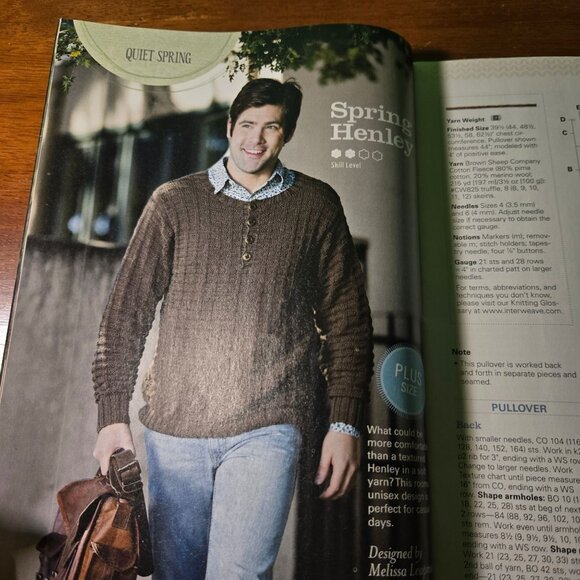 Love of Knitting magazine Spring 2017 - patterns for variegated yarn GOOD - Picture 5 of 6